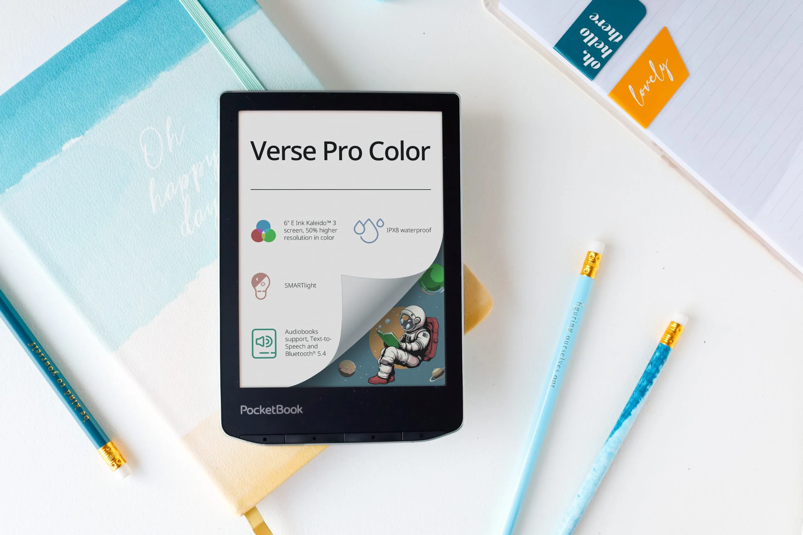 PocketBook Verse Pro Color 本体 PocketBook Verse Pro Color: super-compact e-reader with color