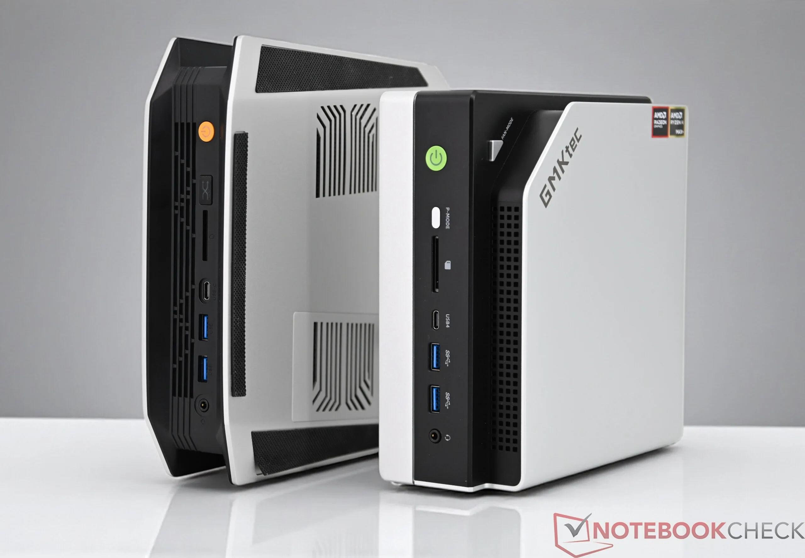 GMKtec Evo-X2 gaming mini PC with 16-core AMD Strix Halo APU and