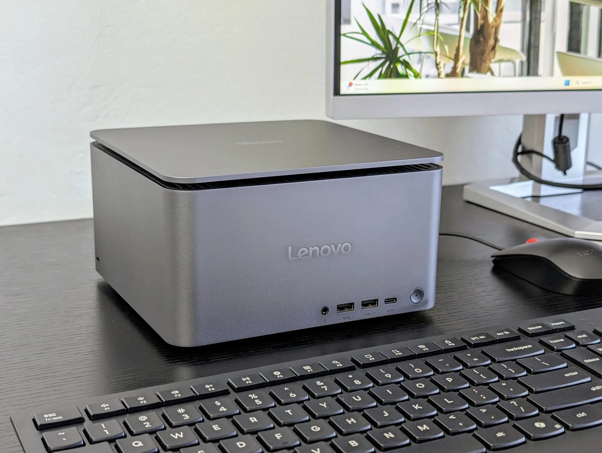 Lenovo ThinkCentre Neo Ultra mini PC with GeForce RTX 5060 and 14