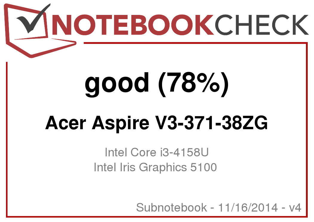 Acer Aspire V3 371 38zg Subnotebook Review Update Notebookcheck Net Reviews Acer Aspire V3 371 38zg Subnotebook Review Update Notebookcheck Net Reviews