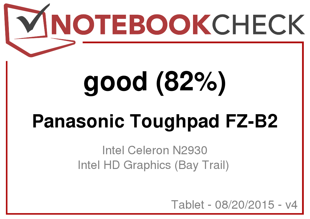 Panasonic Toughpad FZ-B2 Tablet Review - NotebookCheck.net