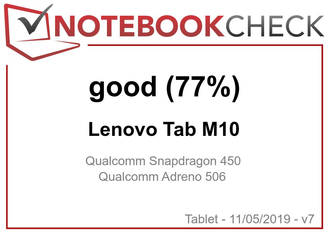 Lenovo Tab M10 Tablet Review - NotebookCheck.net Reviews