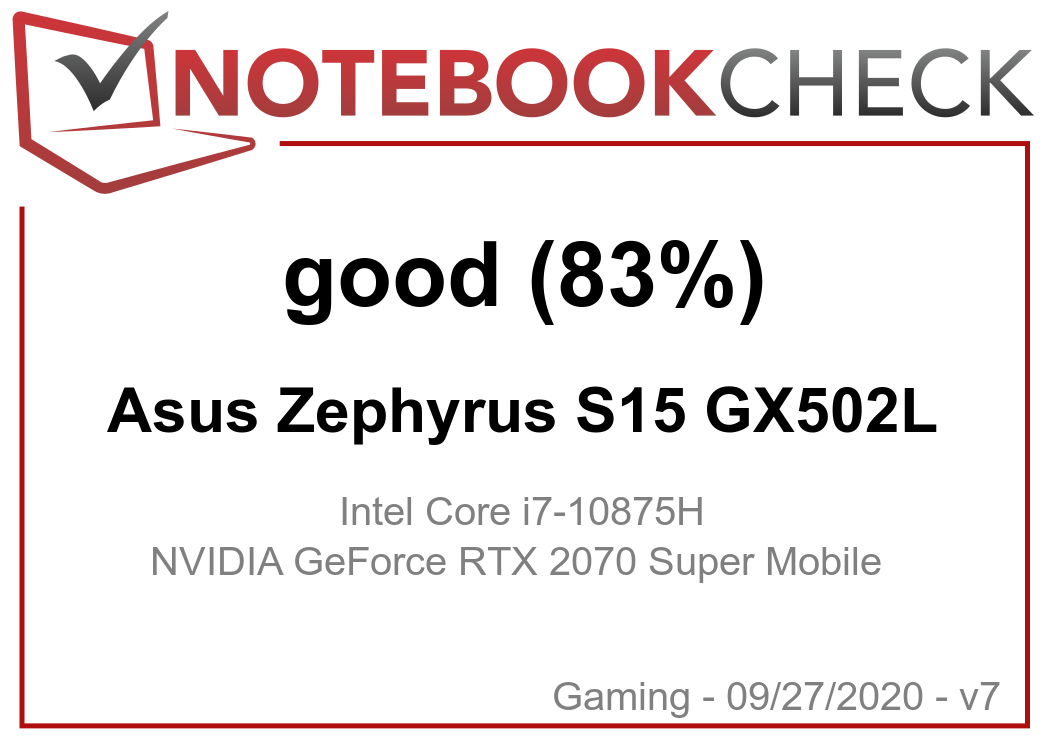 Notebookcheck 2070 on sale super