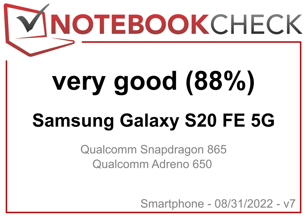 s20 fe rating