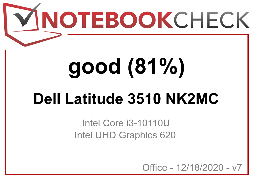 Dell Latitude 3510 Review Good Battery Life Despite Small Battery Notebookcheck Net Reviews