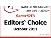 Notebookcheck's Best of October 2011