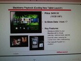 Wi-Fi PlayBook priced at $499.99 in Office Depot listing