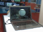 Samsung demos laptop with transparent LCD display