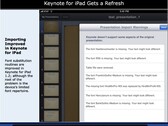 Keynote for iPad gets a facelift in the latest Keynote 1.2