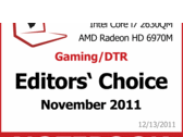 Notebookcheck's Best of November 2011