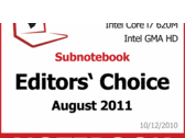 Notebookcheck's Best of August 2011