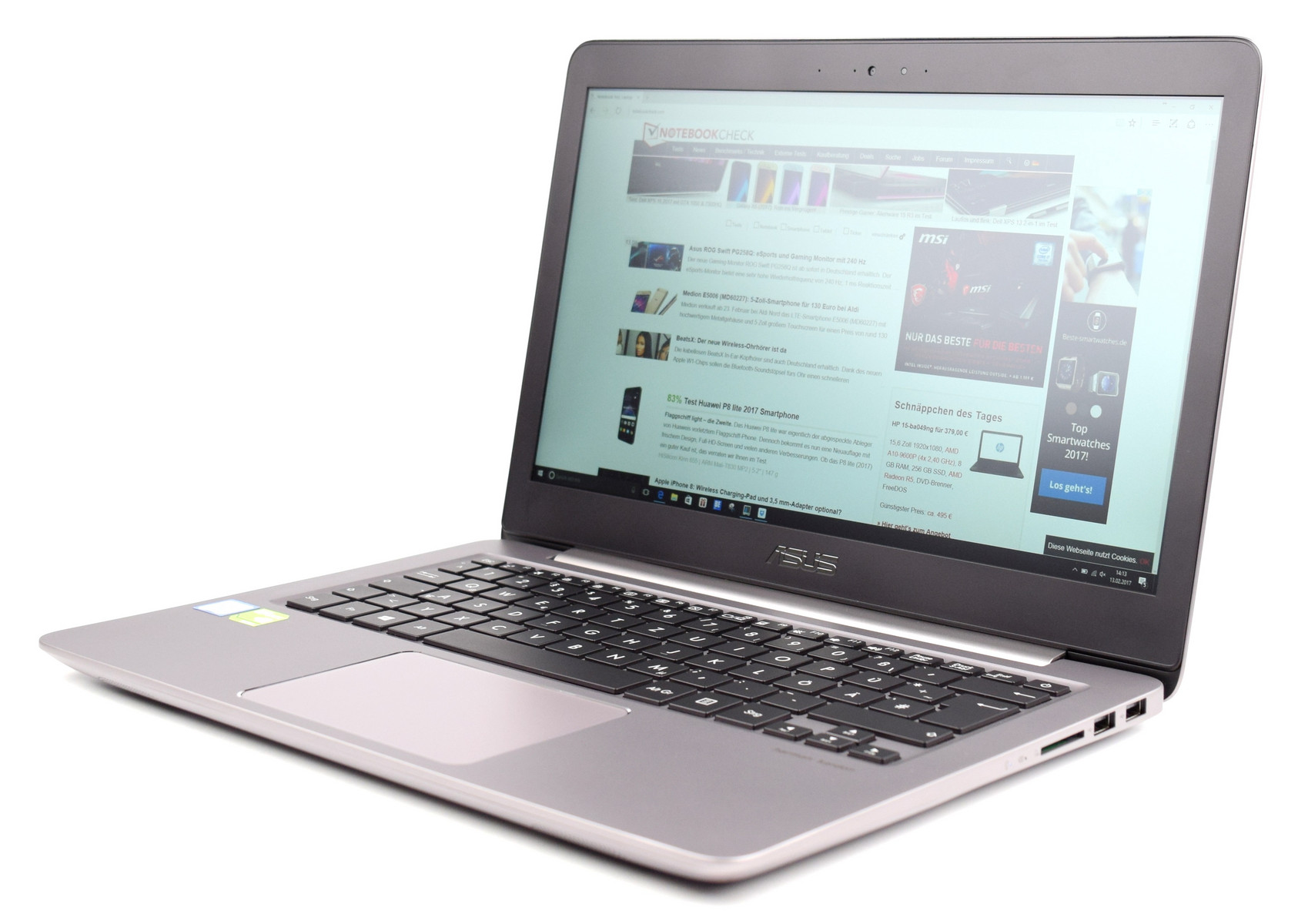 Asus UX310UQ-FC396T - Notebookcheck.net External Reviews