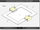Lenovo files patent for folding handgrip keyboard for tablets
