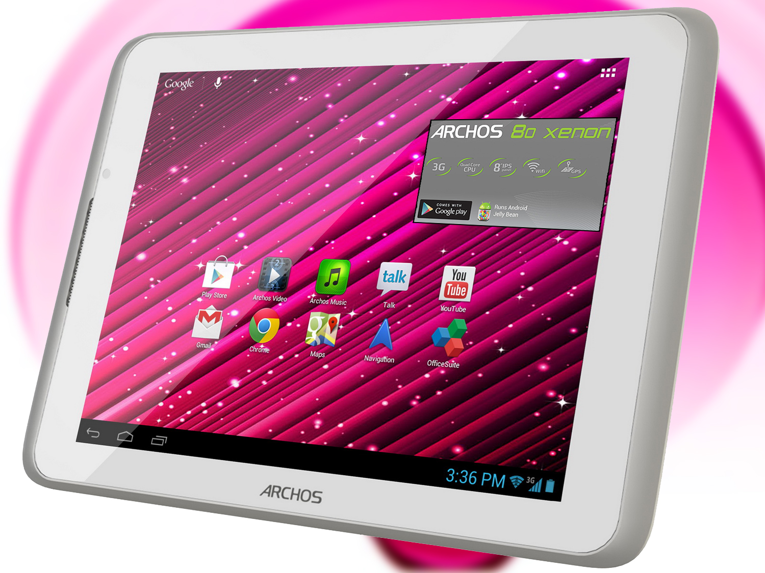 Archos debuts 8-inch Archos 80 Xenon 3G tablet - NotebookCheck.net News