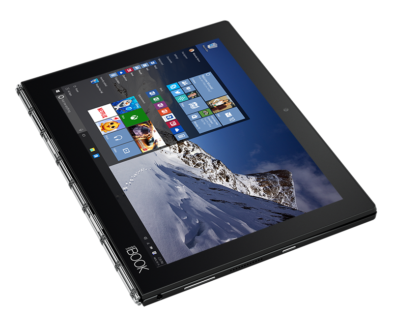 Lenovo Yoga Book YB1-X91F 10.1 Touchscreen Convertible 2 in 1 Notebook -  1920 x 1200 - Intel Atom x5 x5-Z8550 Quad-core (4 Core) 1.44 GHz - 4 GB