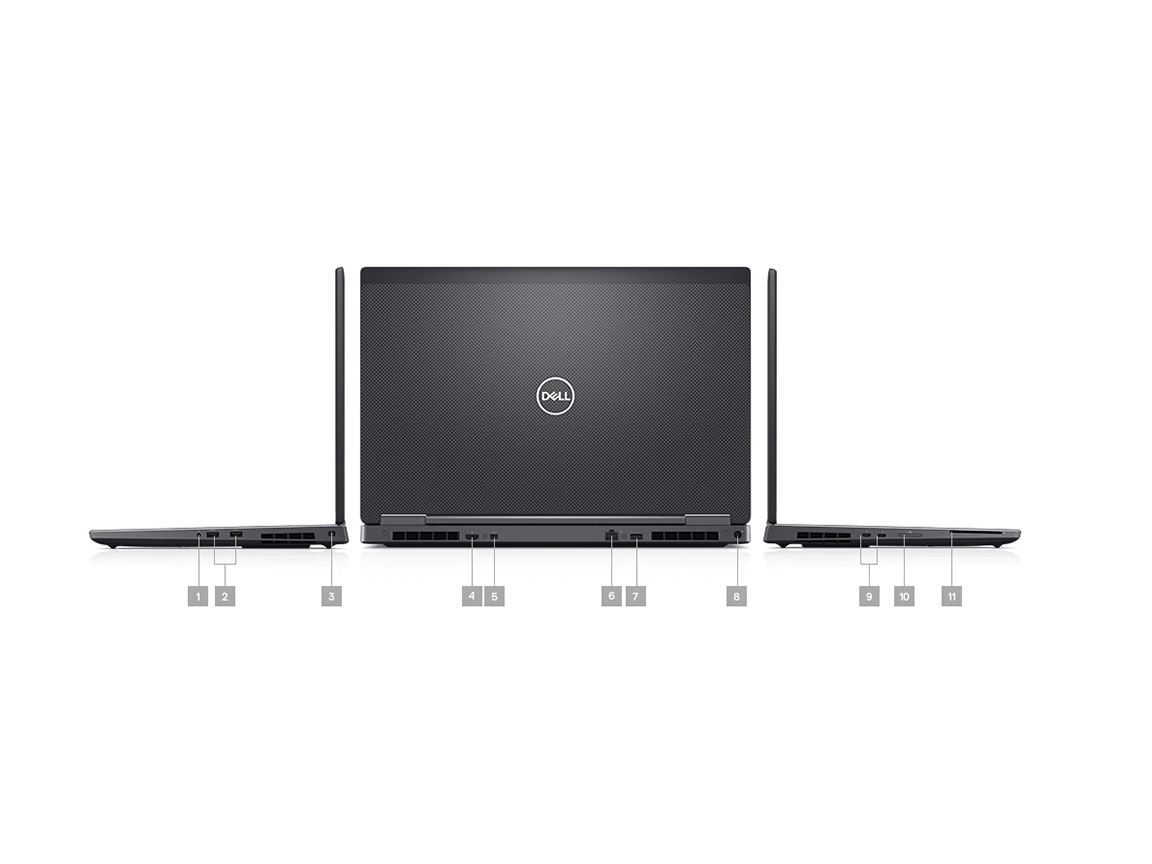 Dell Precision 7730, i9-8950HK, Nvidia Quadro P5200 