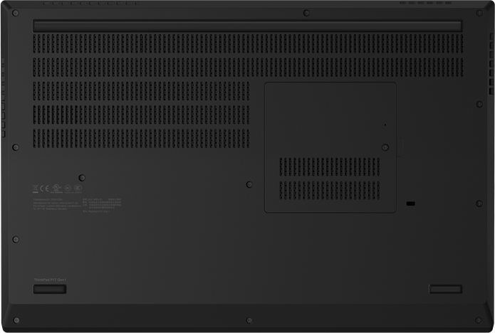 Test de l'ordinateur portable Lenovo ThinkPad P17 G2 : Une station de  travail massive avec des mises à niveau internes - Notebookcheck.fr