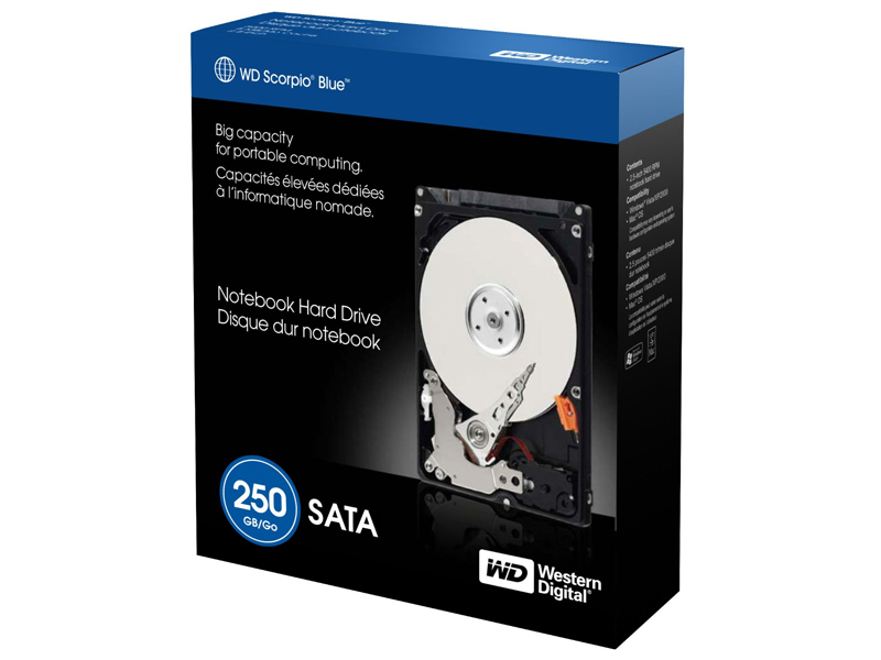 WDC Scorpio Blue WD2500BEVS 22UST0 Benchmarked NotebookCheck Tech