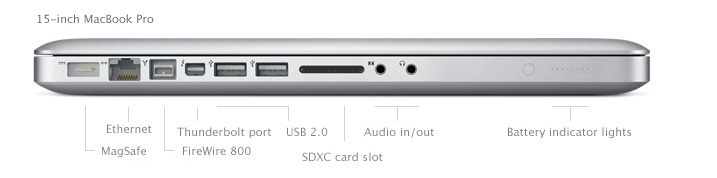 Apple Macbook Pro 15 inch 2011-02 MC723LL/A
