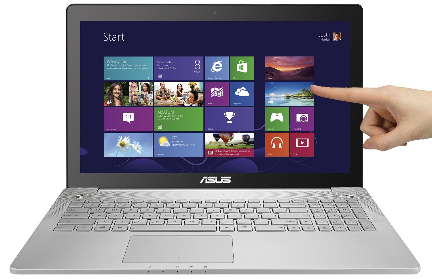 Asus N550JK-DS71T - Notebookcheck.net External Reviews