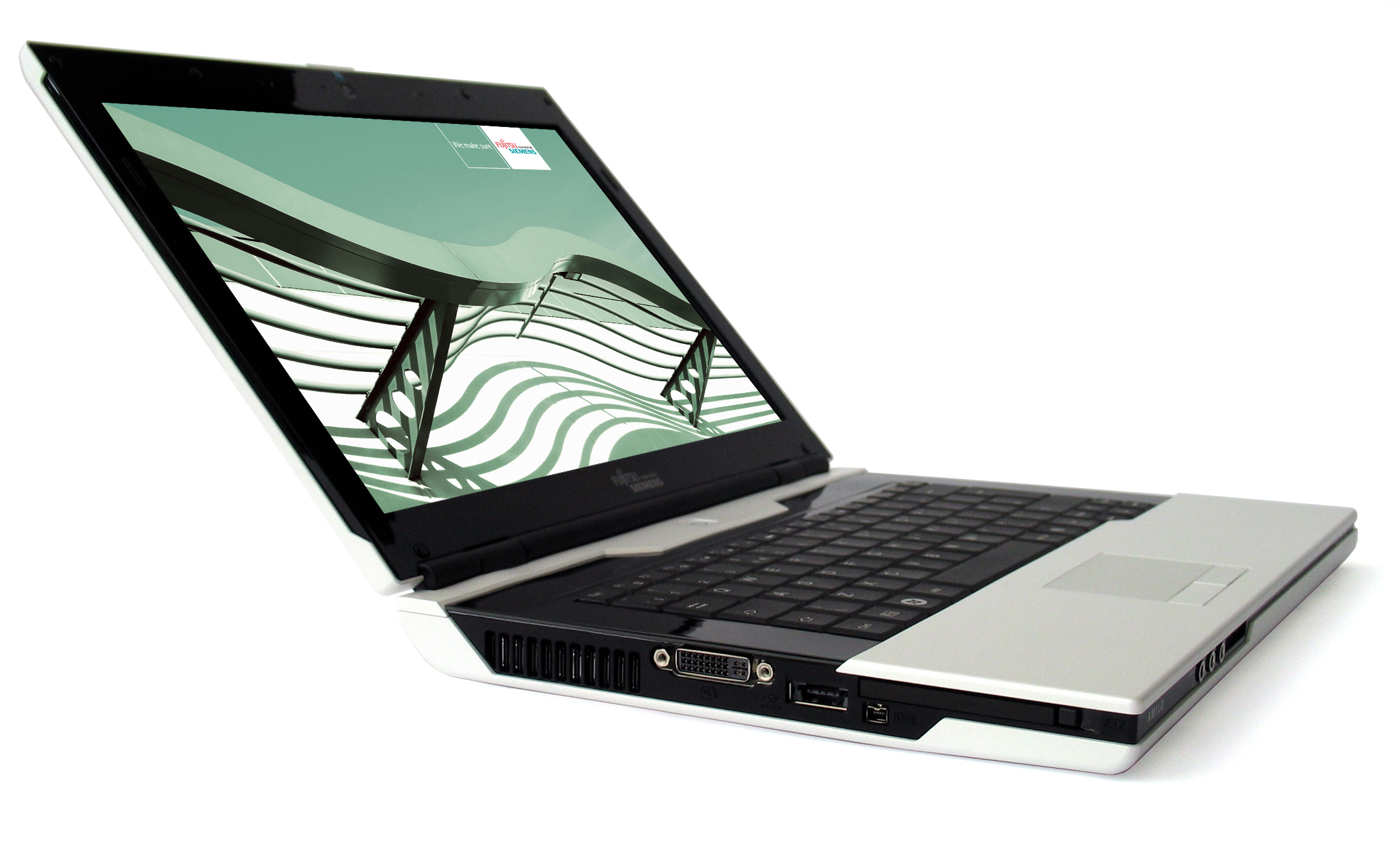 PC Portable Fujitsu-Siemens Amilo Pro - écran 14 Pouces, Occasion Bon état De Fonctionnement