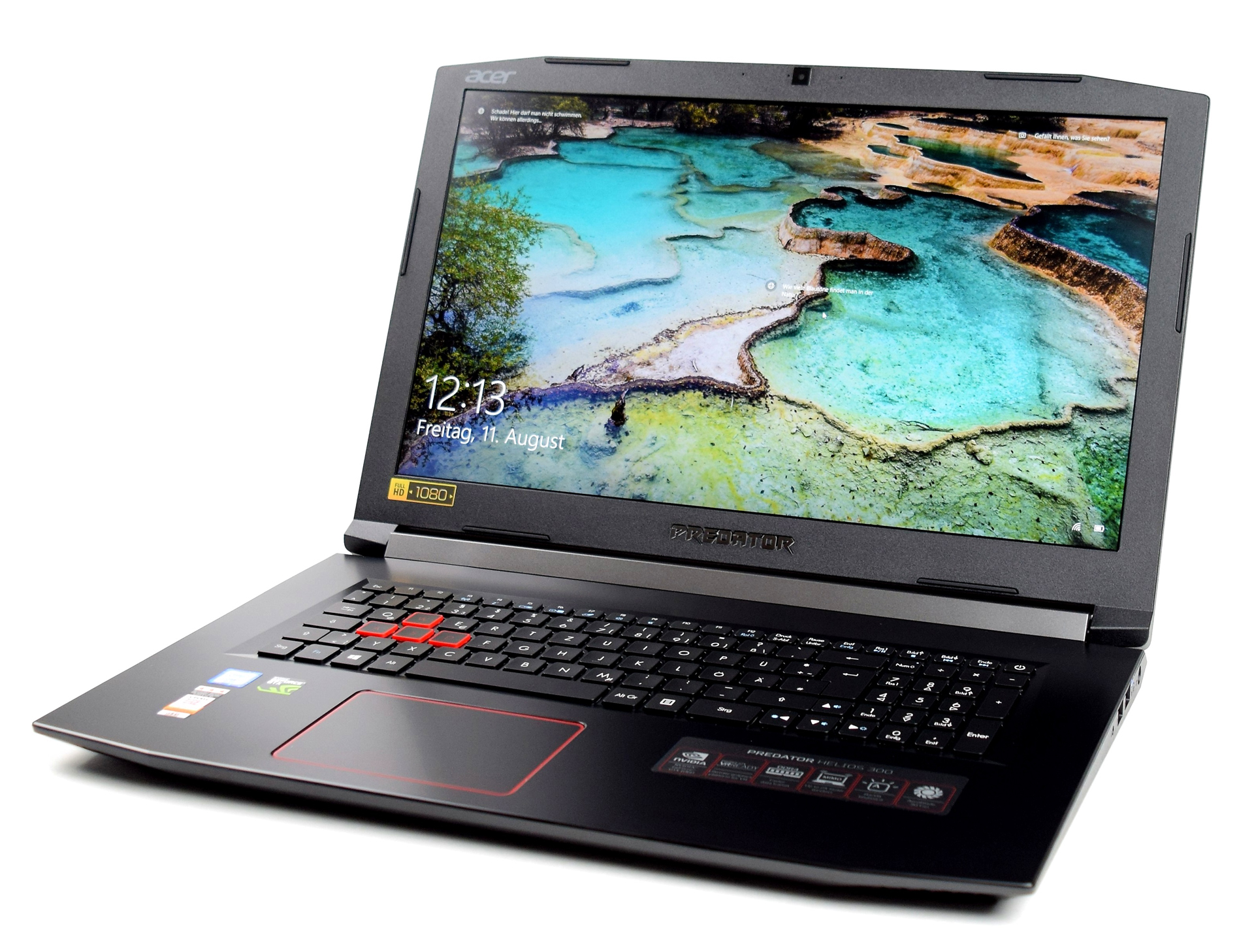 Acer Predator Helios 300 Gaming Laptop, 15.6 Full HD IPS, Intel i7 CPU,  16GB DDR4 RAM, 256GB SSD, GeForce GTX 1060-6GB, VR Ready, Red Backlit KB