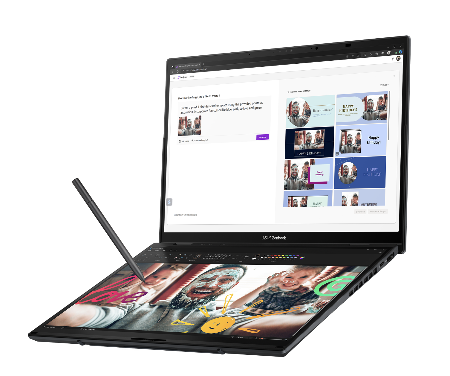 Asus ZenBook Duo OLED UX8406CA - Notebookcheck.net External