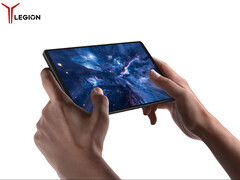 There is still no official word on the global availability of the Legion Y700 4th generation. Promotional shot - hands holding the gaming tablet. (Image source: Lenovo - edited)