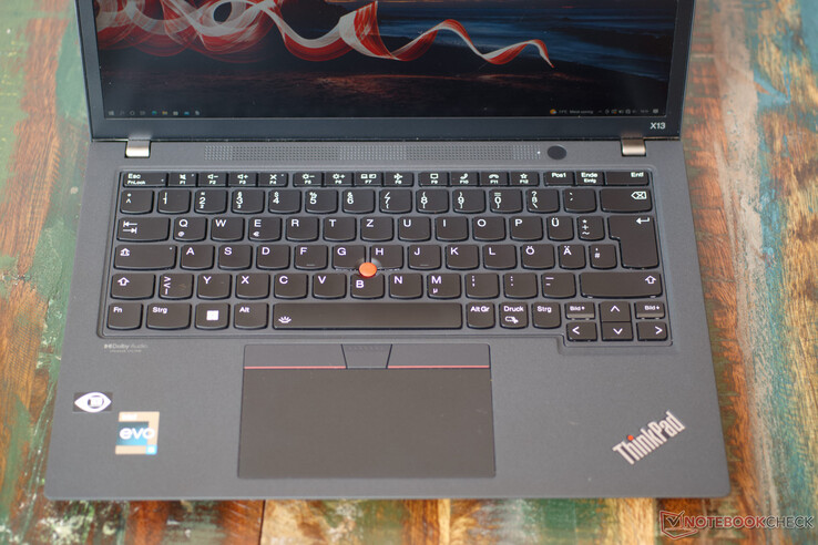 Input devices on the ThinkPad X13